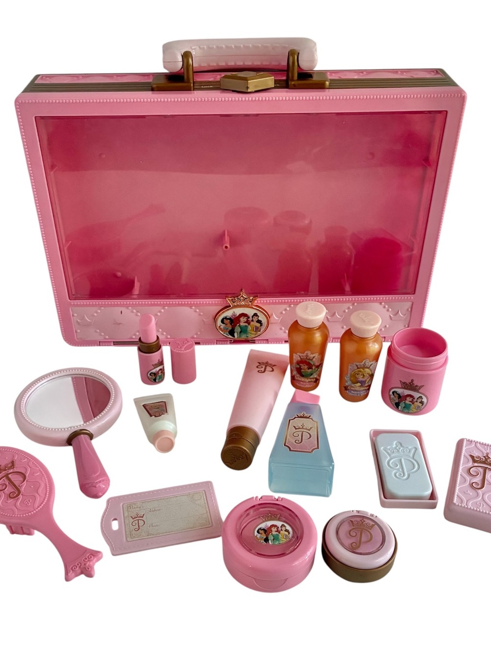 Disney Princess Pretend Makeup Playset Pink Case Read